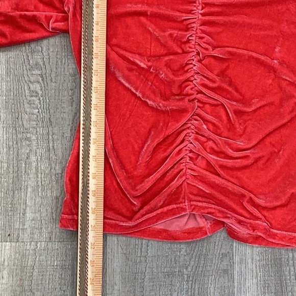 NWT Free People Cupcake Velvet Short Sleeve Top Size Large - Picture 10 of 10